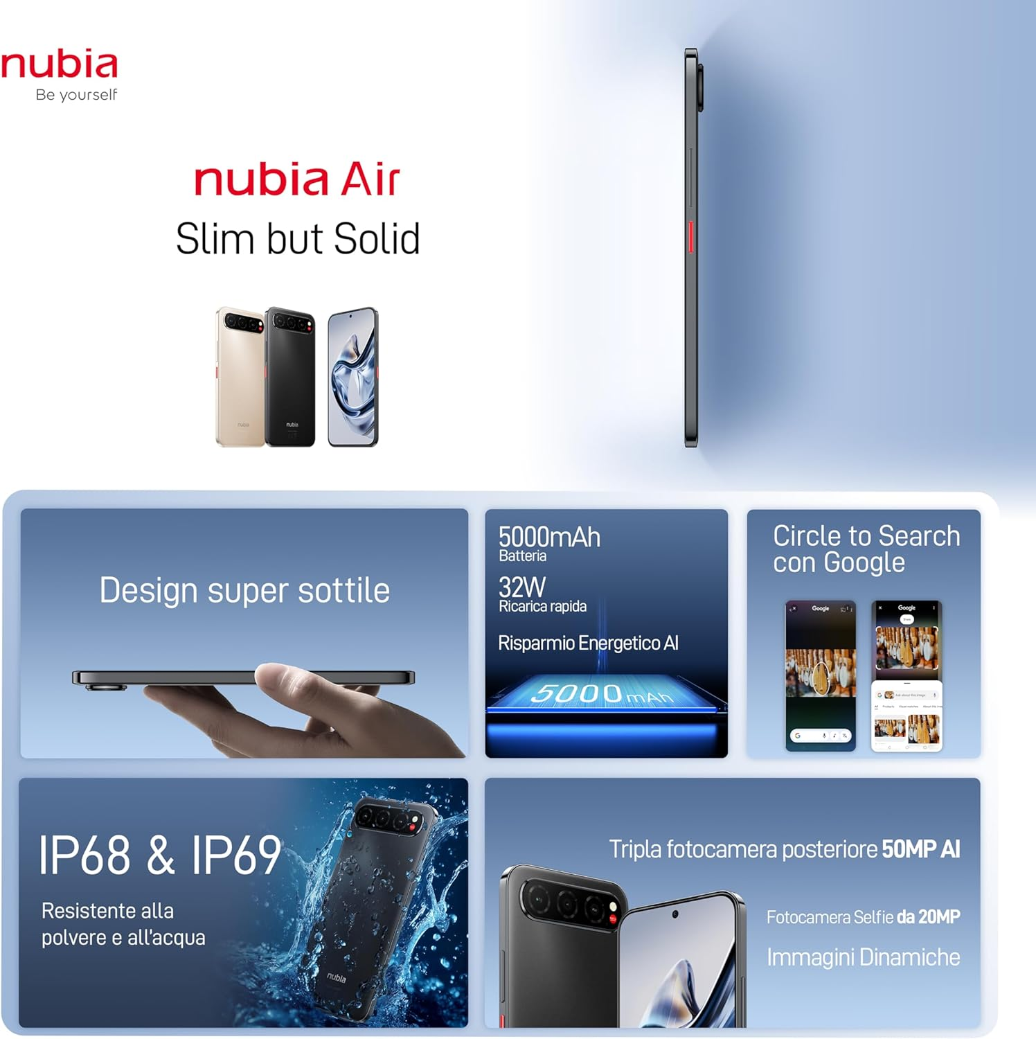 Nubia Air/8Gb/256Gb/Gold image number 6