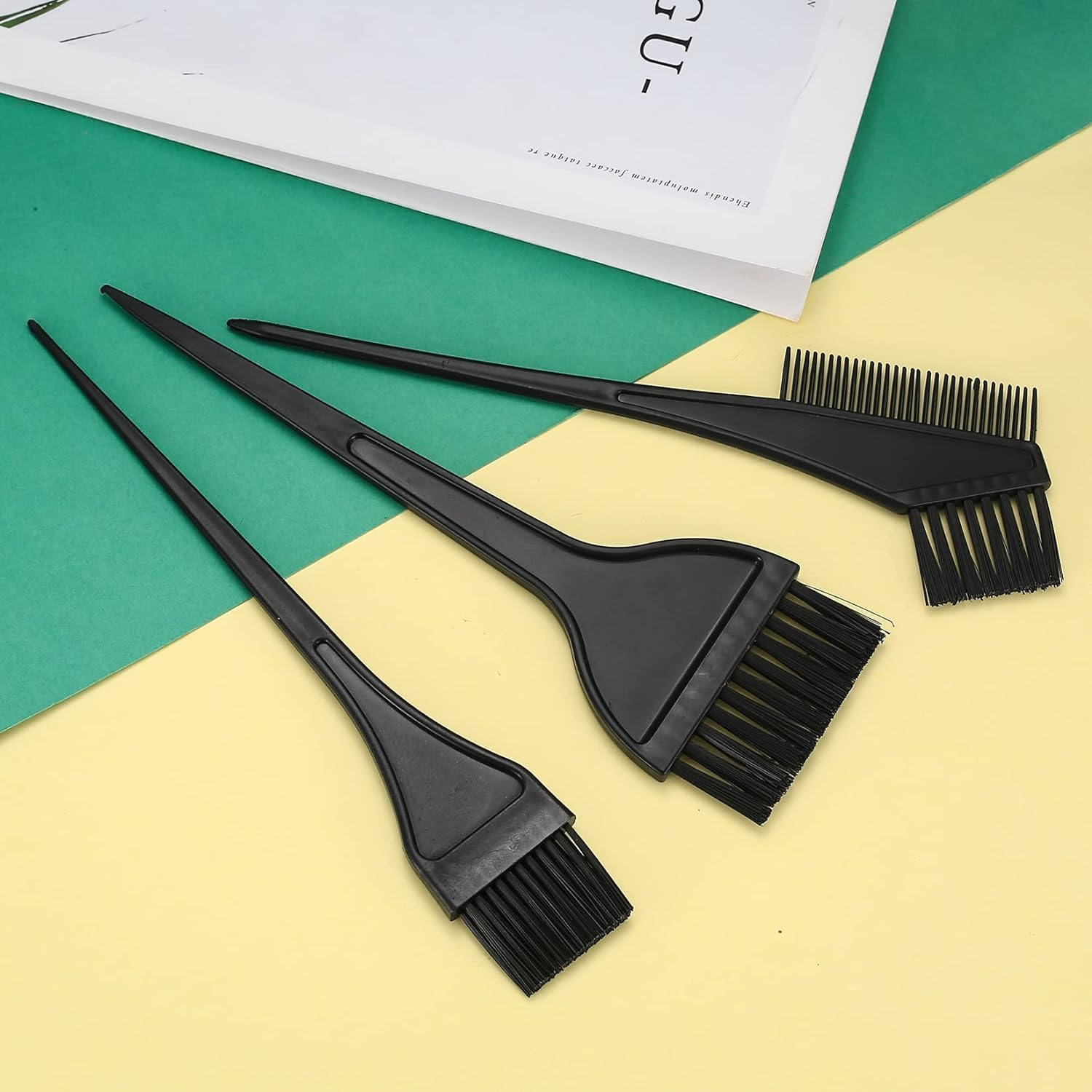 KOMUNJ 4-Piece Set Hair Dye Brush Hair Dye Set, DIY Salon Tool, for Mixing and Application of Hair Dye image number 1
