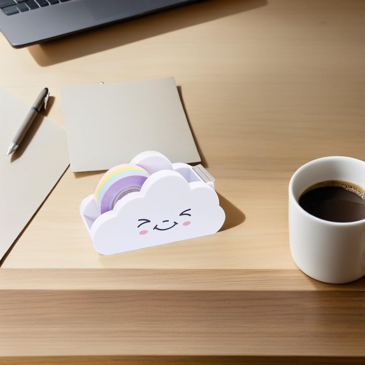 Alipis Exquisite Washi Tape Dispenser Machine Adhesive Paper Tape Cutters Smooth Edges For