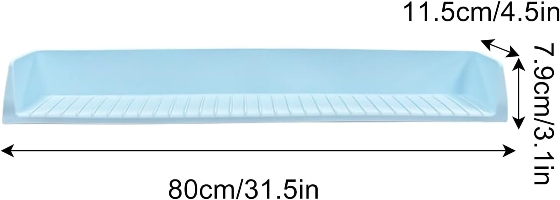 Bathtub Splash Guard | Silicone Kids Toy Holder,Toddler Shower Toys Organizer Splash Guard with Suction Cup for Desk Vanity Counter Bathroom Bathtub - Green image number 4