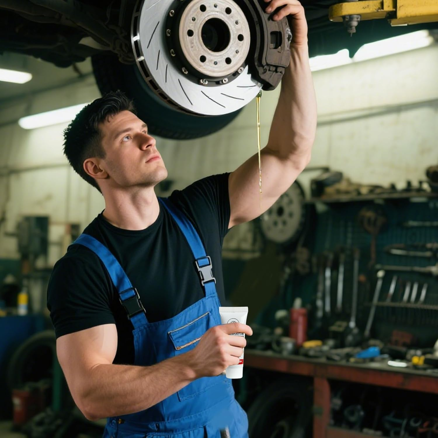 Brake Pin Grease - Anti-Seize Lubricant | 10 Piece Compound Anti-Rust Portable for Car Disc Pin Plug Spark Hub Thread image number 4