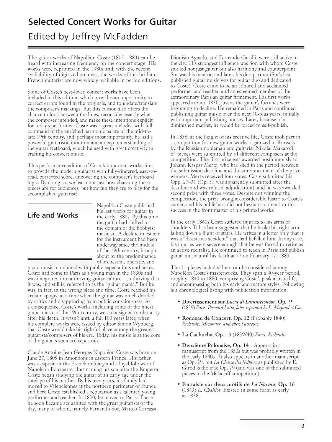 Coste -- Selected Works for Guitar image number 2