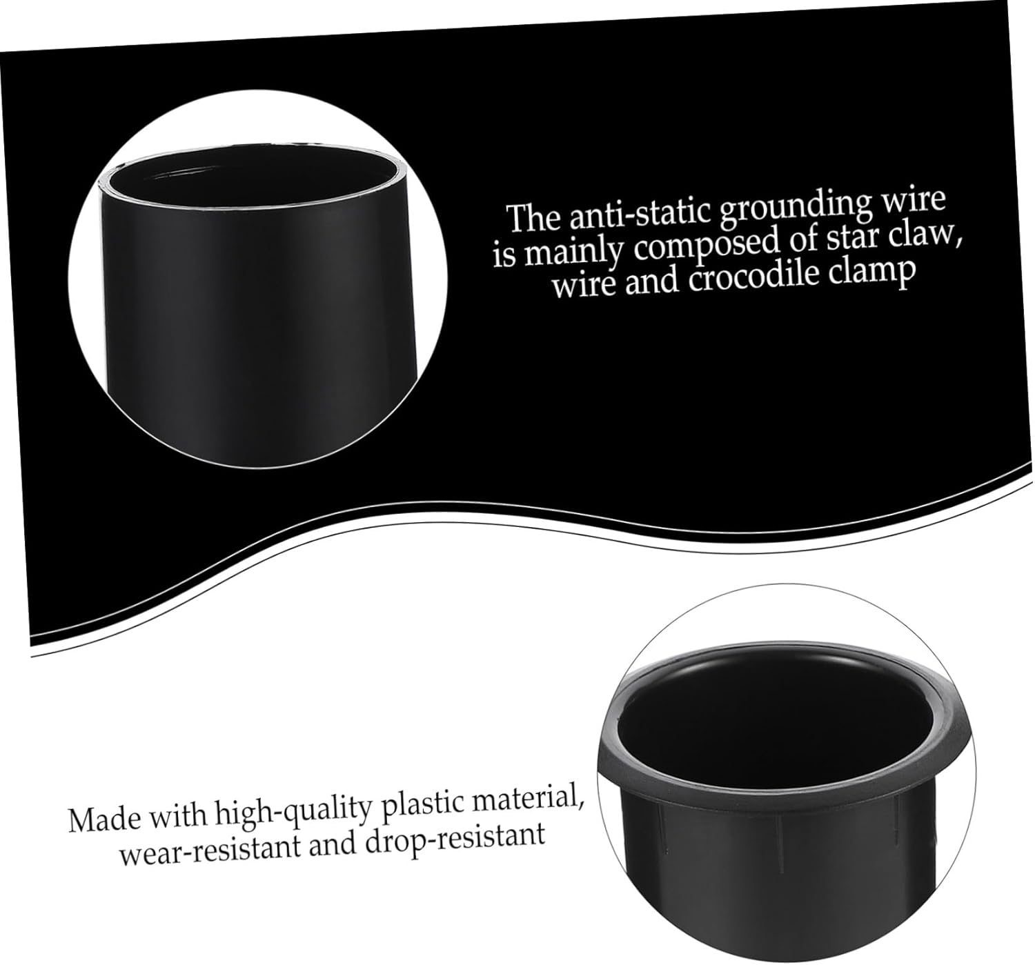 UTHCLO 5Pcs Plastic Subwoofer Bass Reflex Port Tubes Speaker Air Outlet Replacement Parts for Home Audio Systems Compatible with Woofer Boxes