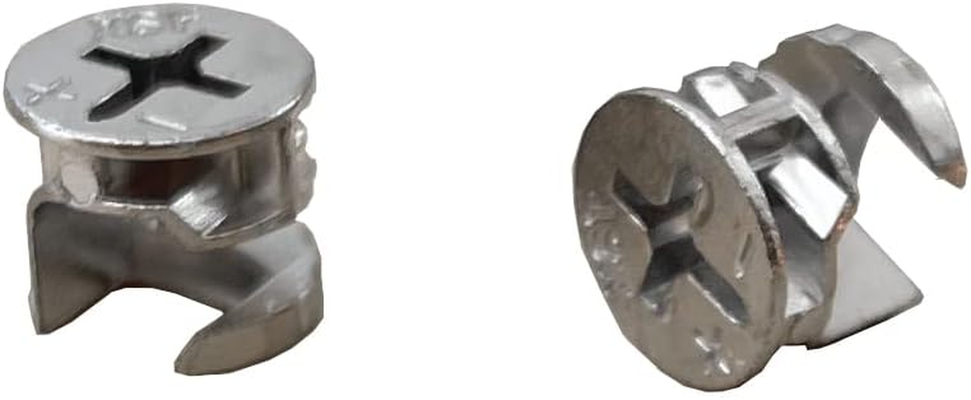 12 X 10Mm Cam Lock Replacements, Cam Connector Fittings, Furniture Cam Lock Nut Hardware Parts for Cabinet Dresser Drawer Table, 20 Pieces