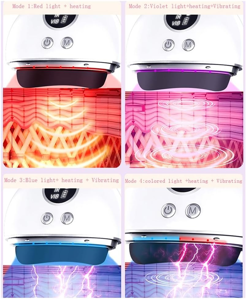 Peakloong Electric Scraping Board Red Bian Stone Hot Compress Lifting Relaxation Guasha Massage White