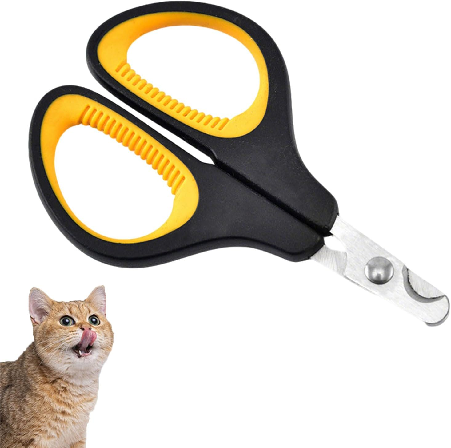 BGENHPON Cat Nail Clipper - Premium Stainless Steel Trimmer for Safe Painless Nail Cutting, 1 Piece, Suitable for Cats, Kittens, Puppies, Birds, Small Pets image number 3