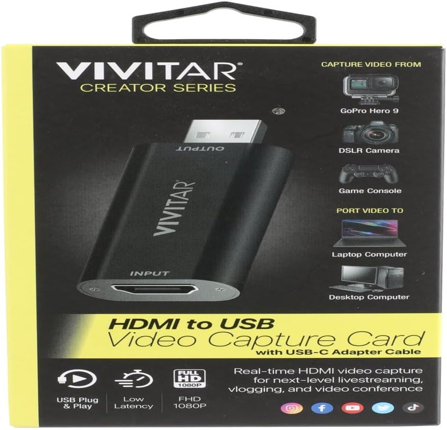 Vivitar VIVRW7310 HDMI to USB Capture Card image number 3