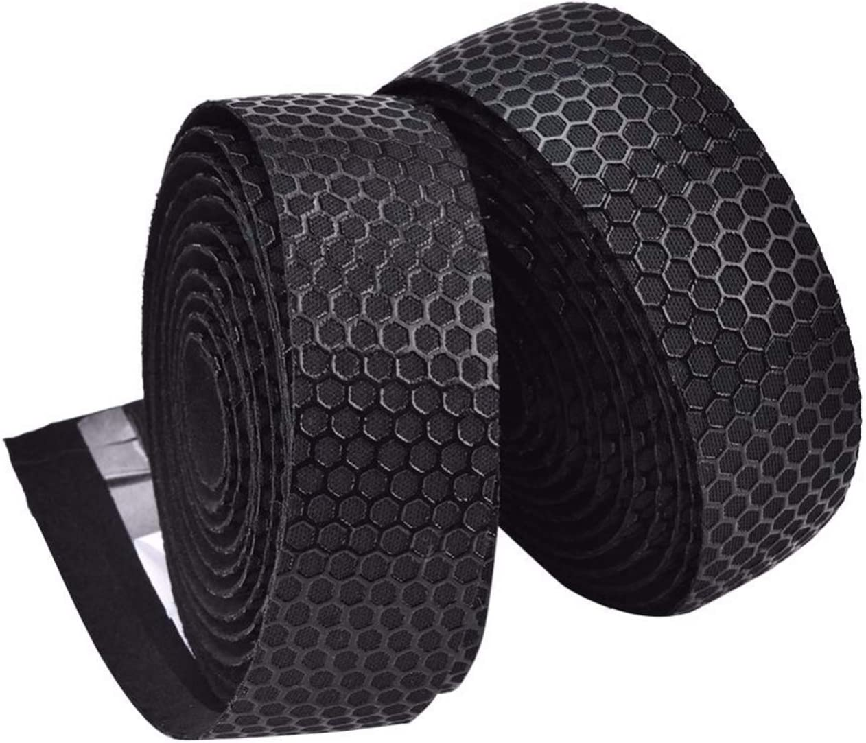 PLATT Handlebar Tape Road Bike Bicycle Bar Tape Superior Breathable Hexagon Non-Slip Bike Handlebar Tape Bike with Bar End Plugs