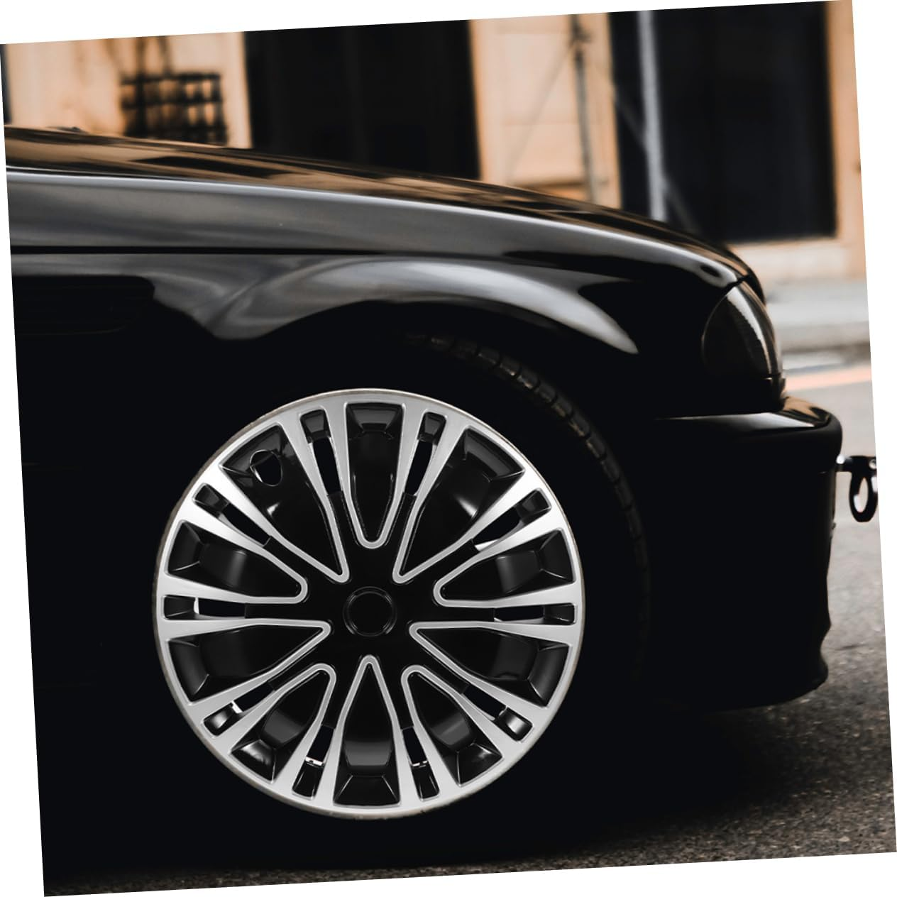 GLEAVI 2Pcs Automotive Wheel Hub Covers Decorative Hubcaps for Car Rim Covers Easy Install Car Interior Accessories image number 5