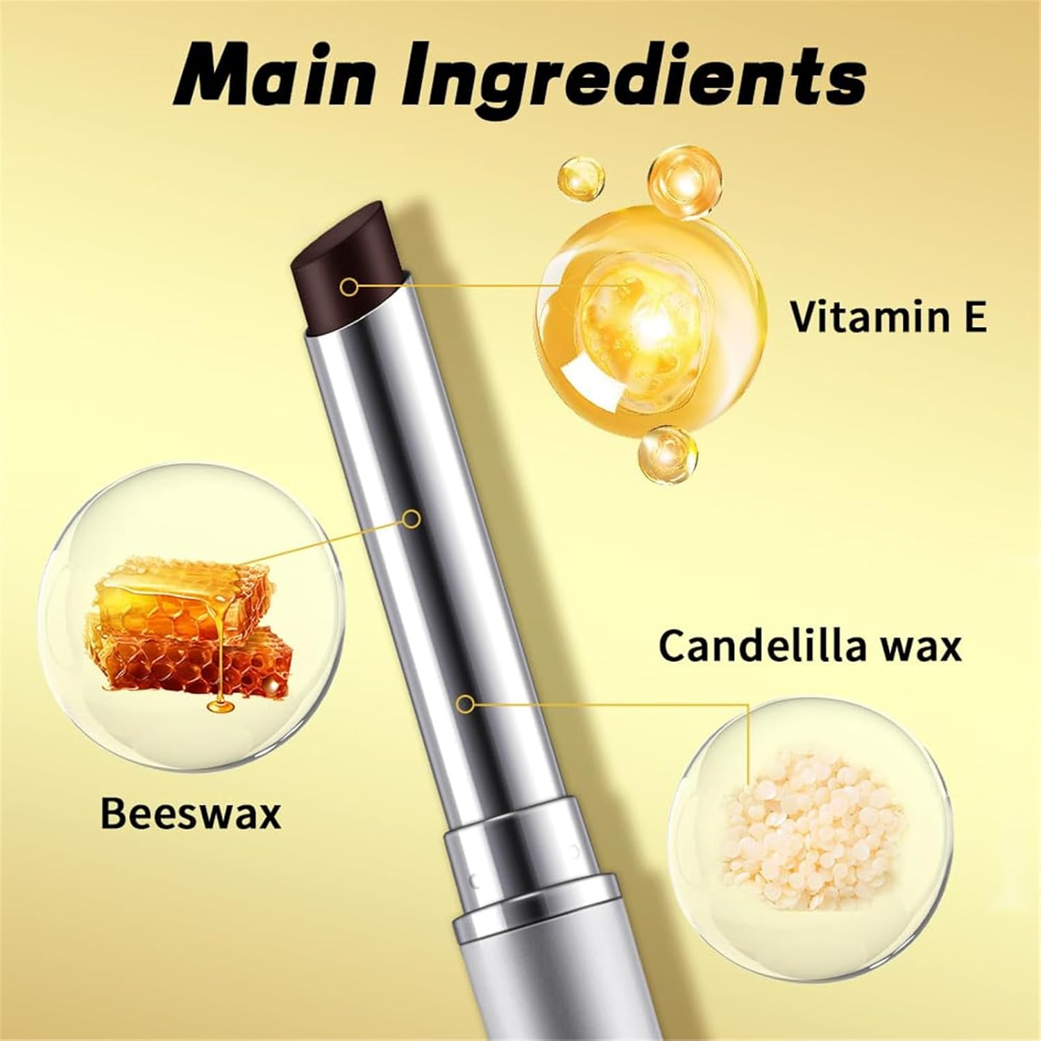 Honeynoir-Black Honey Lipstick,Honey Lip Gloss - Moisturizing Matte Lipstick, Universal Shade for All Skin Tones (Pink) image number 2