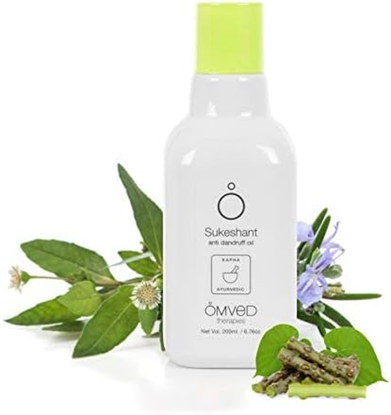 Omved Sukeshant anti Dandruff Vegan Ayurvedic Hair Oil, 200Ml image number 2