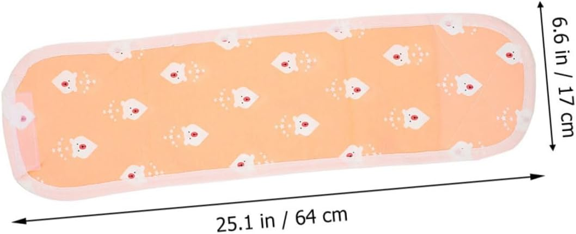 Newborn Belly Band Infant Belly Wrap Cotton Soft Navel Cover Portable Cord Belt Baby Supplies for Abdominal Warmth and Protection 80Cm Red Polar Bear Pattern image number 5