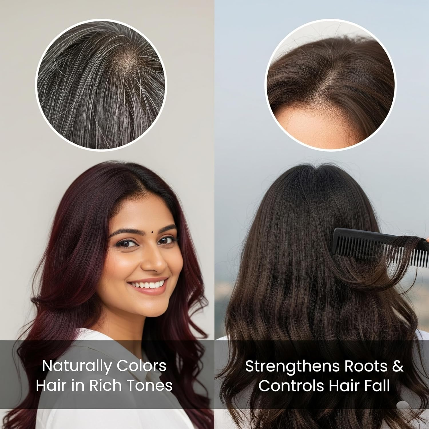 Henna Powder | Lawsonia Inermis | 8.81 Oz (250 G) | Natural & Pure Powder for Hair Color by KVAAS image number 2