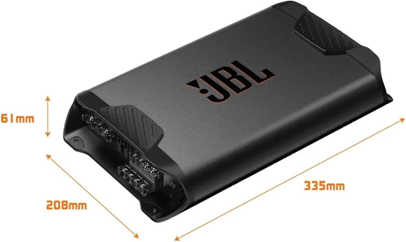 JBL Concert A704 4-Channel Car Amplifier Class AB - Car Power Amplifier with 4 X 70 Watt RMS - 1000 Watt Tip for 4 Car Speakers or 2 plus 1 Subwoofer or 2 Speakers image number 2