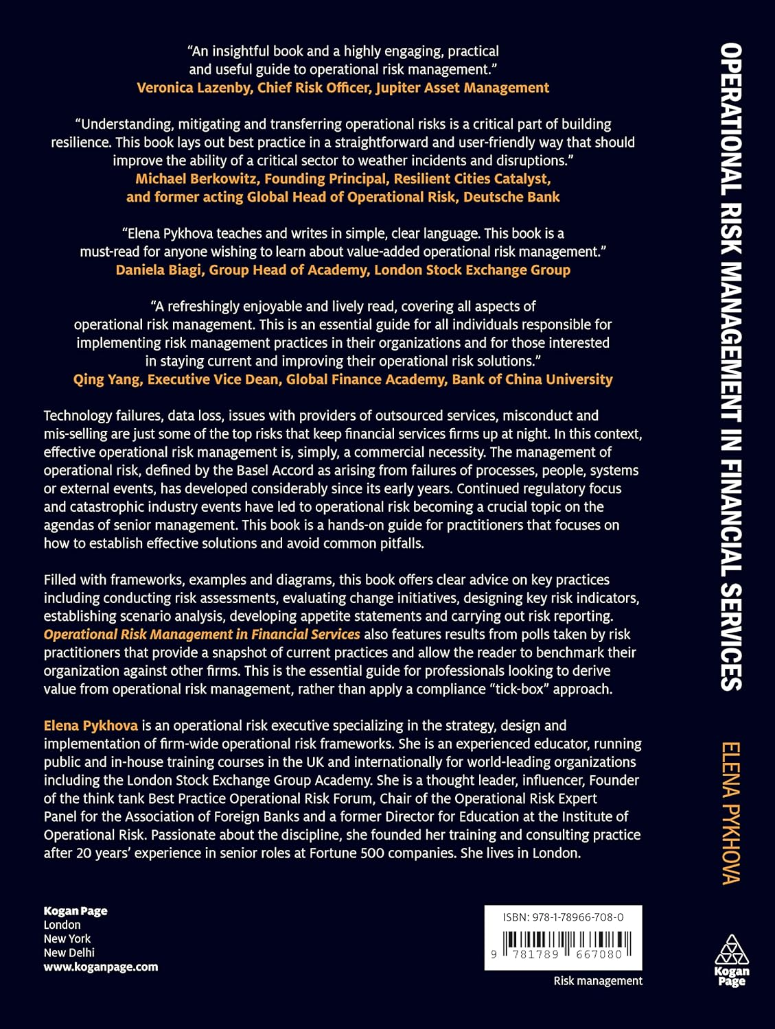 Operational Risk Management in Financial Services: a Practical Guide to Establishing Effective Solutions