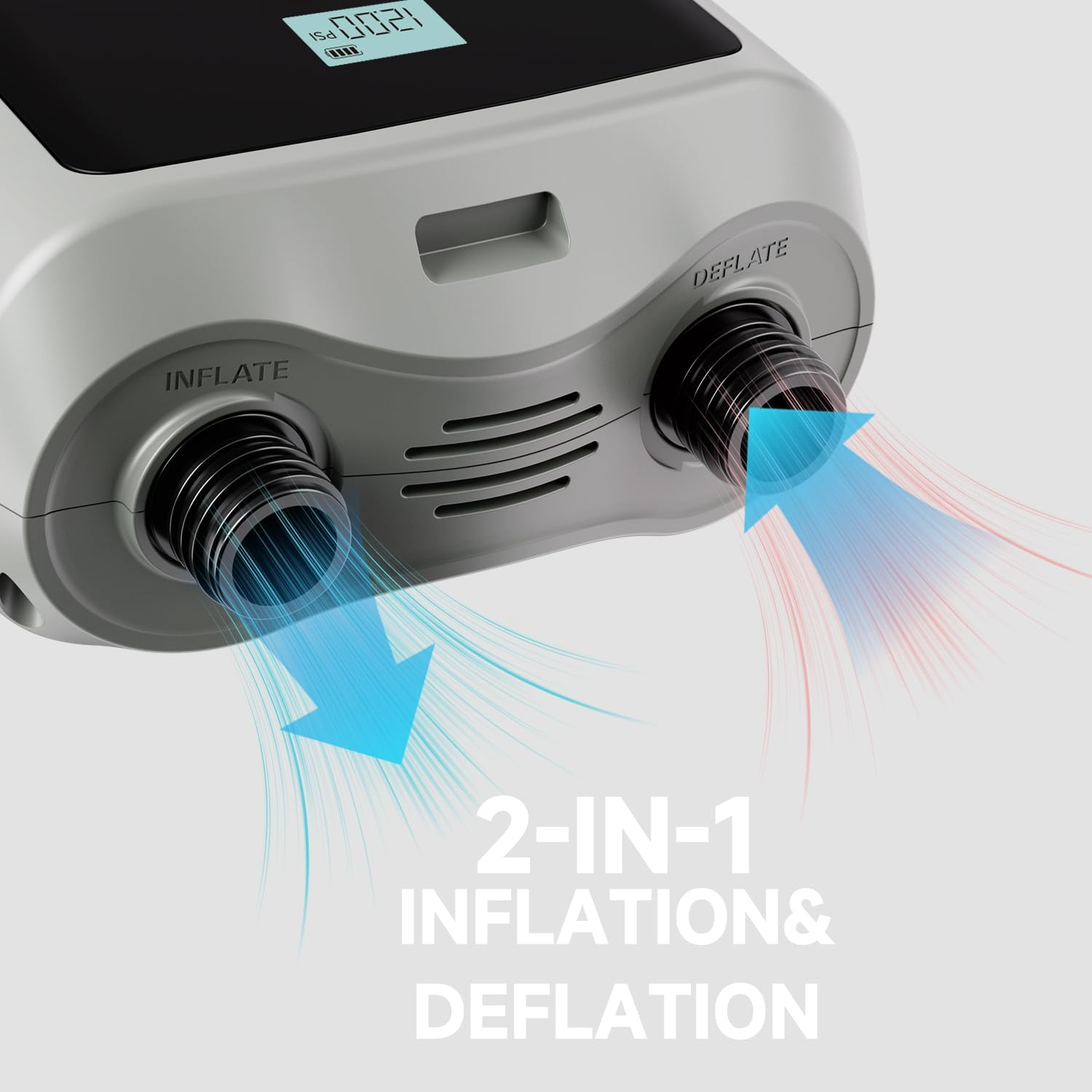 BOSETEN Paddle Board Pump, SUP Electric Air Pump, Deflation Function,Auto-Off,12V DC Car Connectorfor Inflatable Stand up Paddle Board, Kayaks, Boats, Inflators, Paddleboards