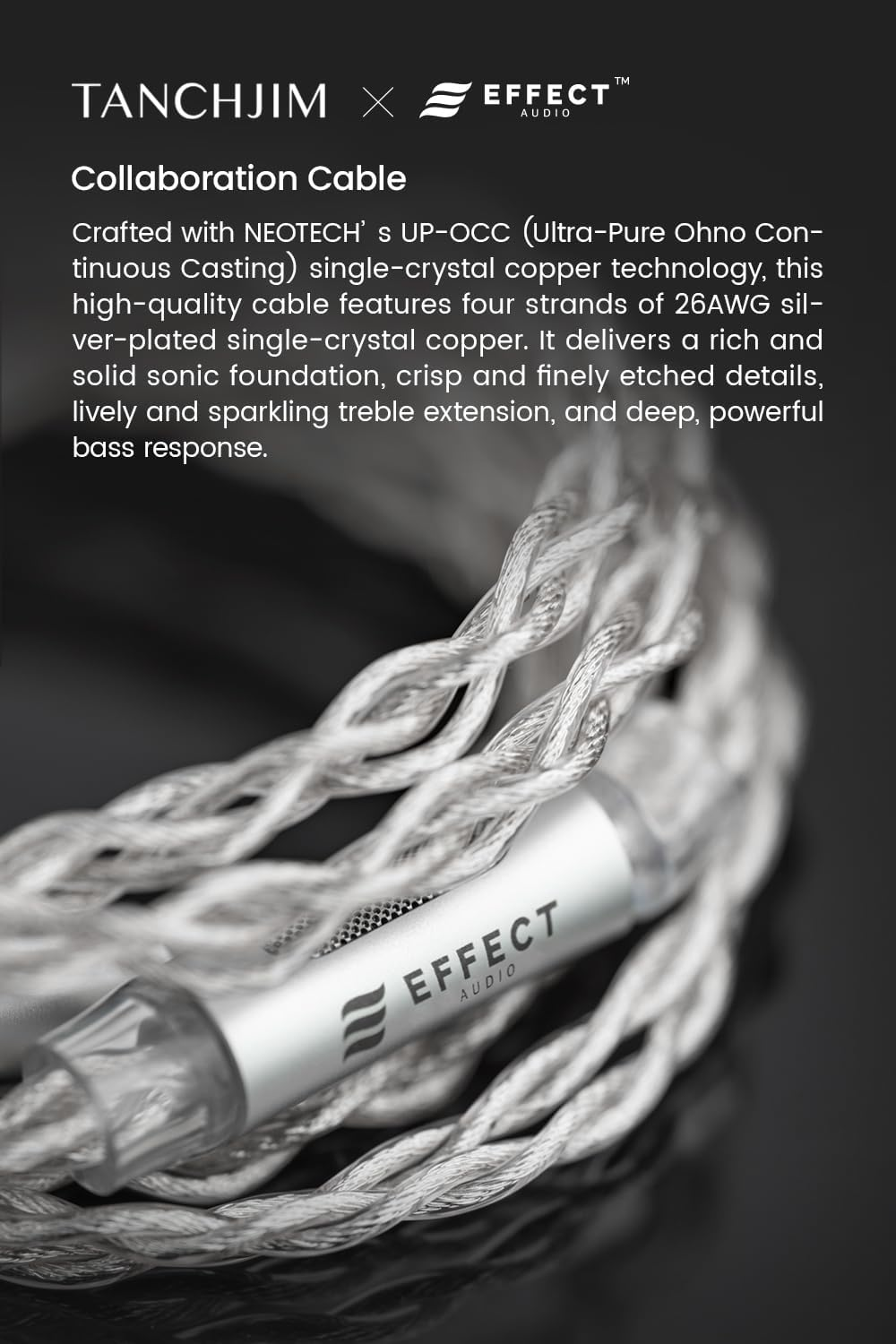 TANCHJIM X Effect Audio Force Hifi IEM Headphones Open-Back Dual Dynamic Driver Flagship In-Ear Musical Instruments Earphones(3.5Mm 4.4Mm Type-C) image number 4