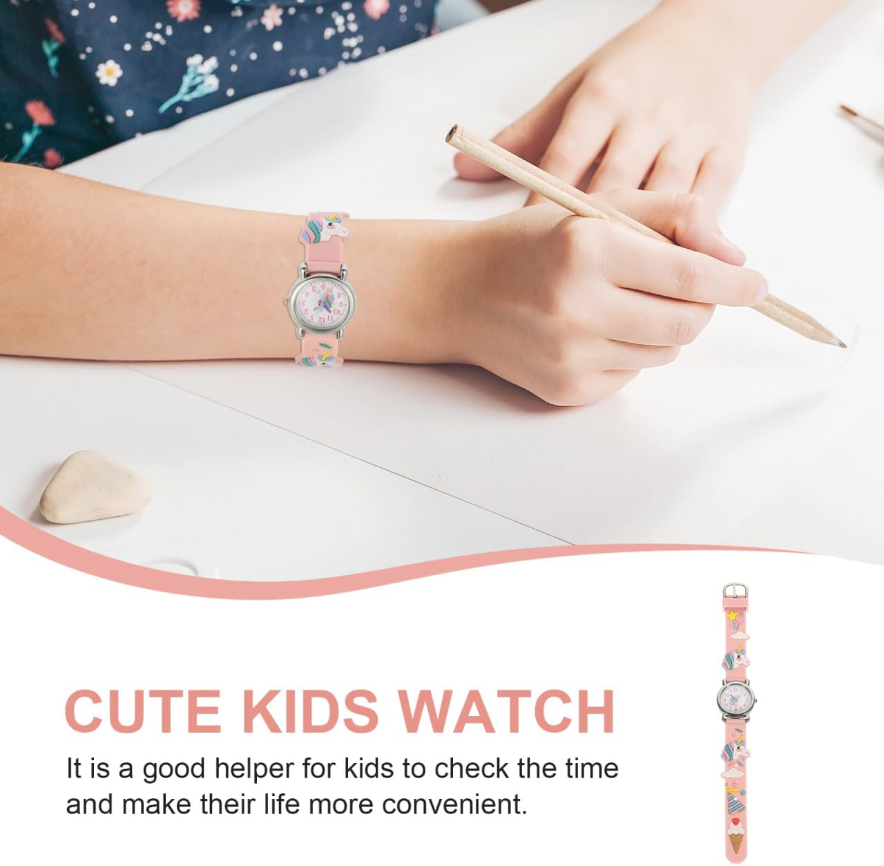 OATIPHO Watch Unicorn Bracelet Toddler Wristband for Girls Kids Ordinary Glass Child Cute Boy Girl image number 6