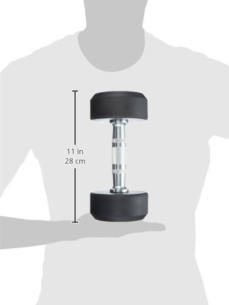 EVERNEW ETB466 Rubber Dumbbells, 15.4 Lbs (7 Kg) image number 1