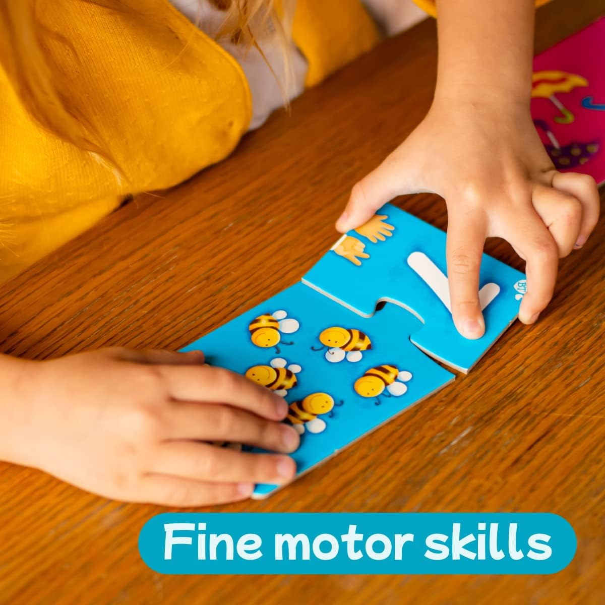 Jigsaw Puzzles for Kids 10 in 1 Double Puzzle Fun to Count Early Educational Toys, Montessori Puzzle for Baby Age 2 3 4 Years Olds + Gift Birthday All Occasions image number 2