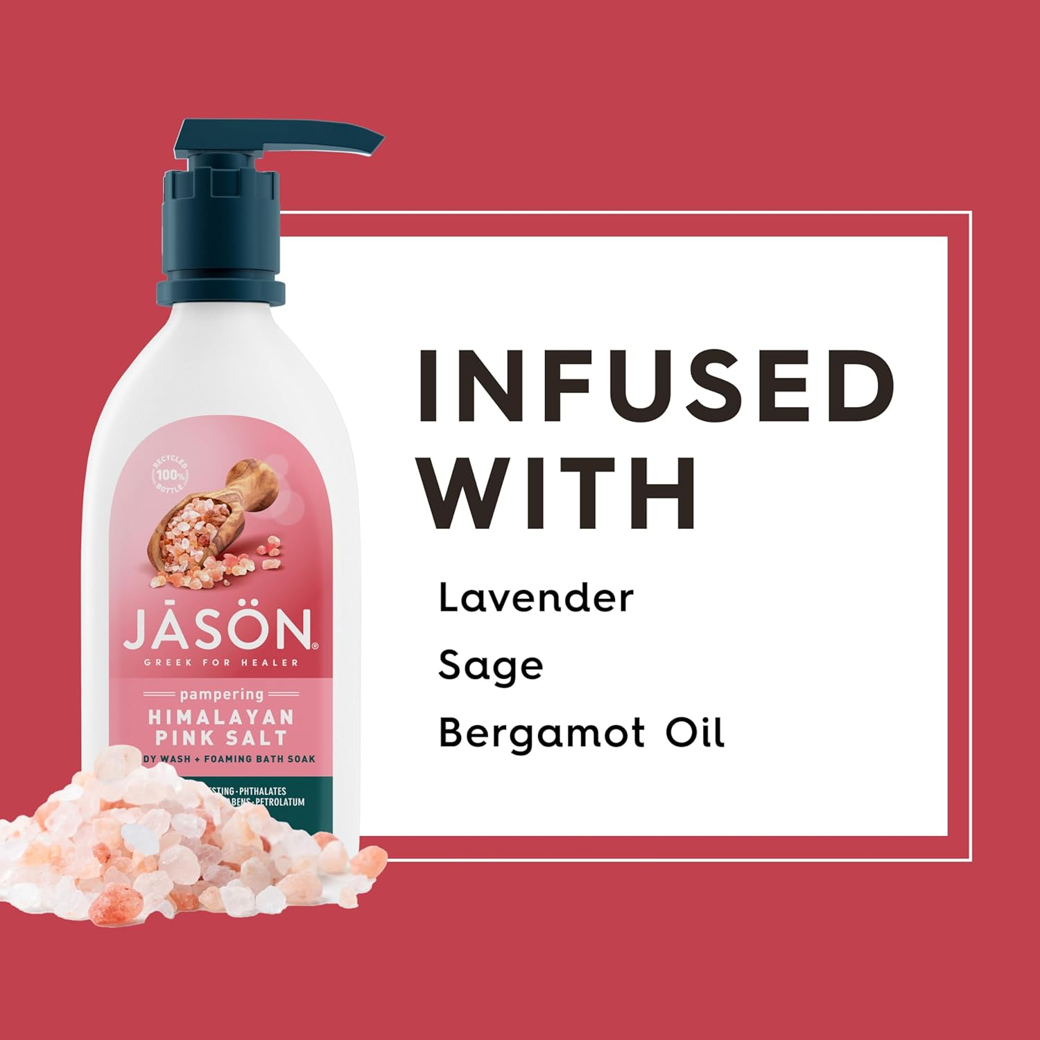 Jason Natural Cosmetics, Body Wash and Bath Soak Foaming 2 in 1, 30 Ounce image number 4