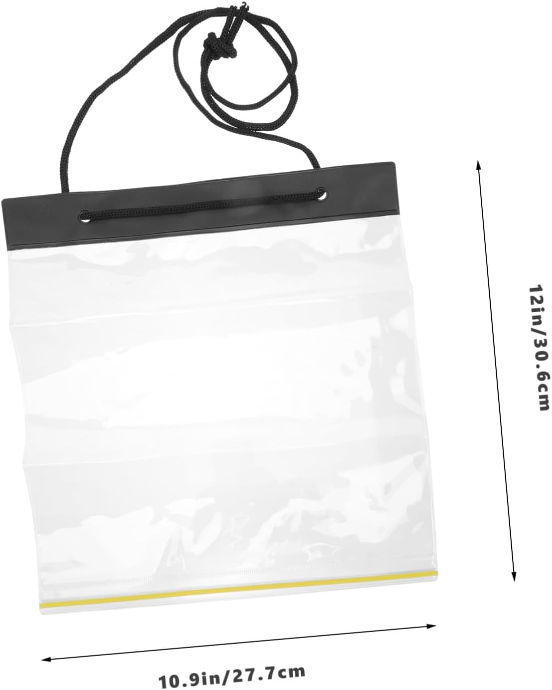 STAHAD Waterproof Drawstring Pouch File Holder PVC Document Bag Foldable Travel Organizer for Camping and Outdoor Training Office Use image number 6