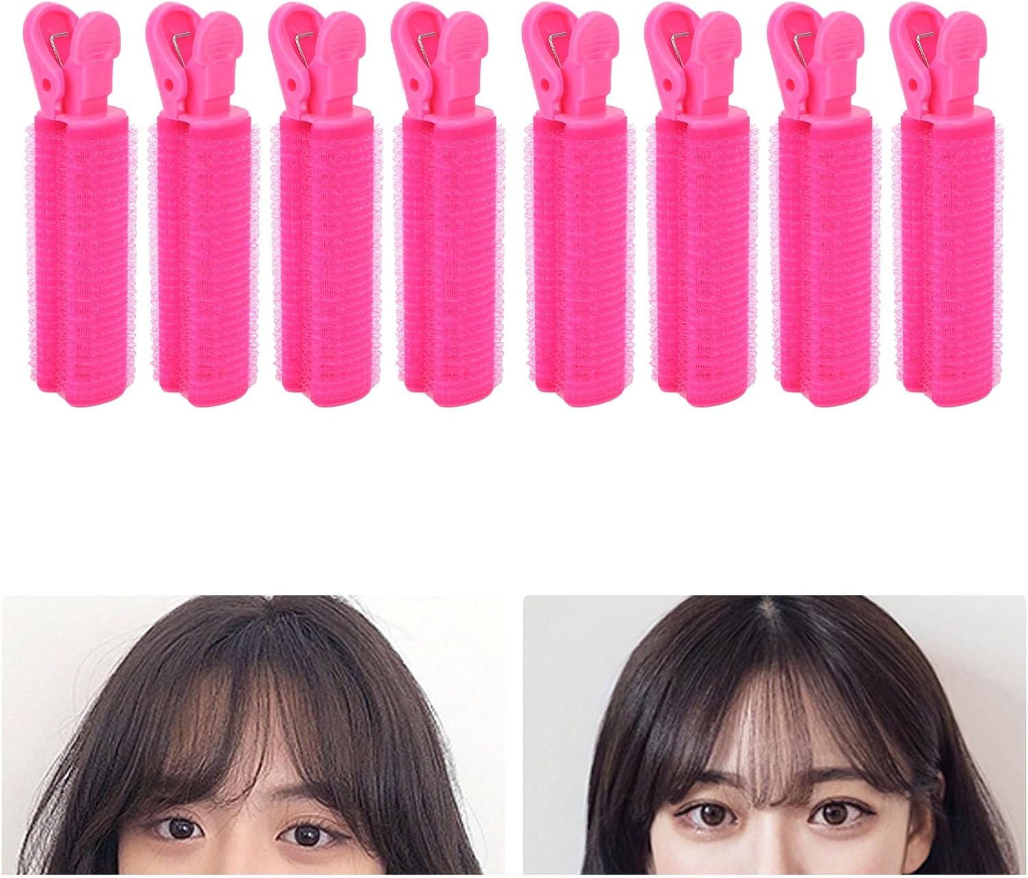 8 PCS Volumizing Hair Clips, Instant Heatless Bang Fluffy Root Clips, Volume Clips for Curly Roots Hair Roller Volume Hair Styling Tool for Kids Girls Women image number 3