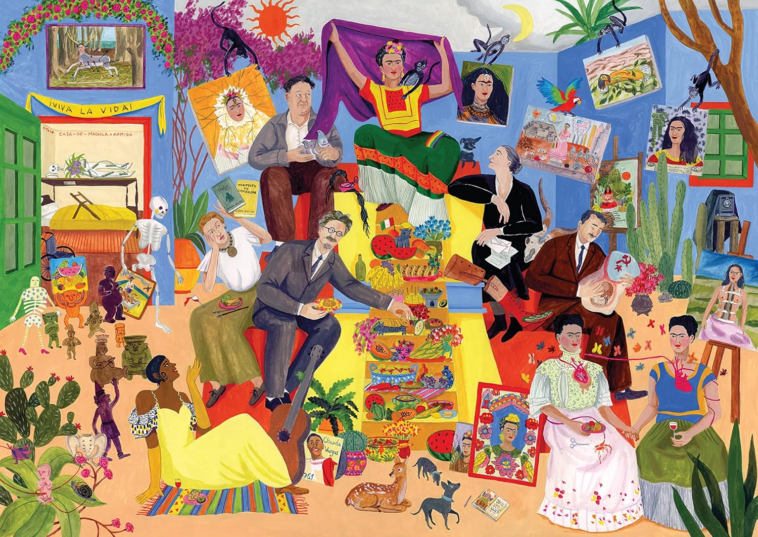 Dinner with Frida: a 1000-Piece Dinner Date Jigsaw Puzzle