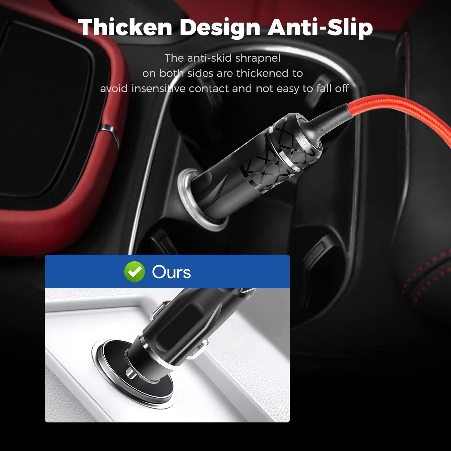 KFD 12V Car Charger Compatible with Adapter JBL Partybox Speaker 200 300 310 Party Box Portable Wireless Bluetooth Speaker Audio System Car Cigarette Lighter Socket Auto RV Camper Power Supply 12VDC image number 4