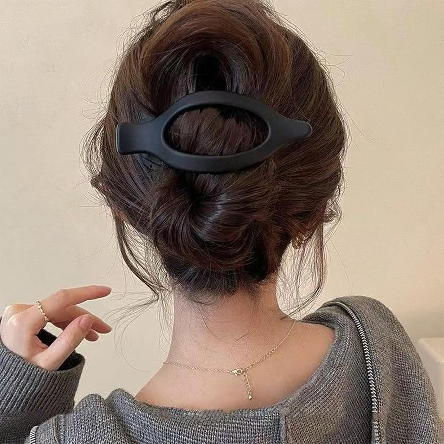 Pack of 6 Flat Hair Clips, Hair Clip, Claw Clip, Strong Hold Side Hair Clips with Flat Hair Clips and Duck Clips, Ideal for Any Occasion, Office, School, Home, Holiday, Trips image number 1