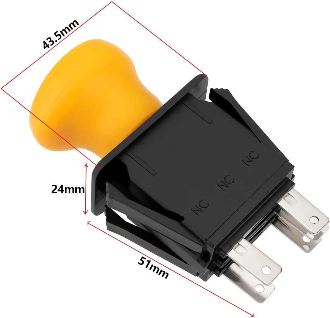 Emagtech PTO Switch 5 Pin Compatible with John Deere LX172 LX173 LX176 LX178 LX186 LX188 Compatible with Kubota HD45 HD75 AM118802, AM116235 image number 5