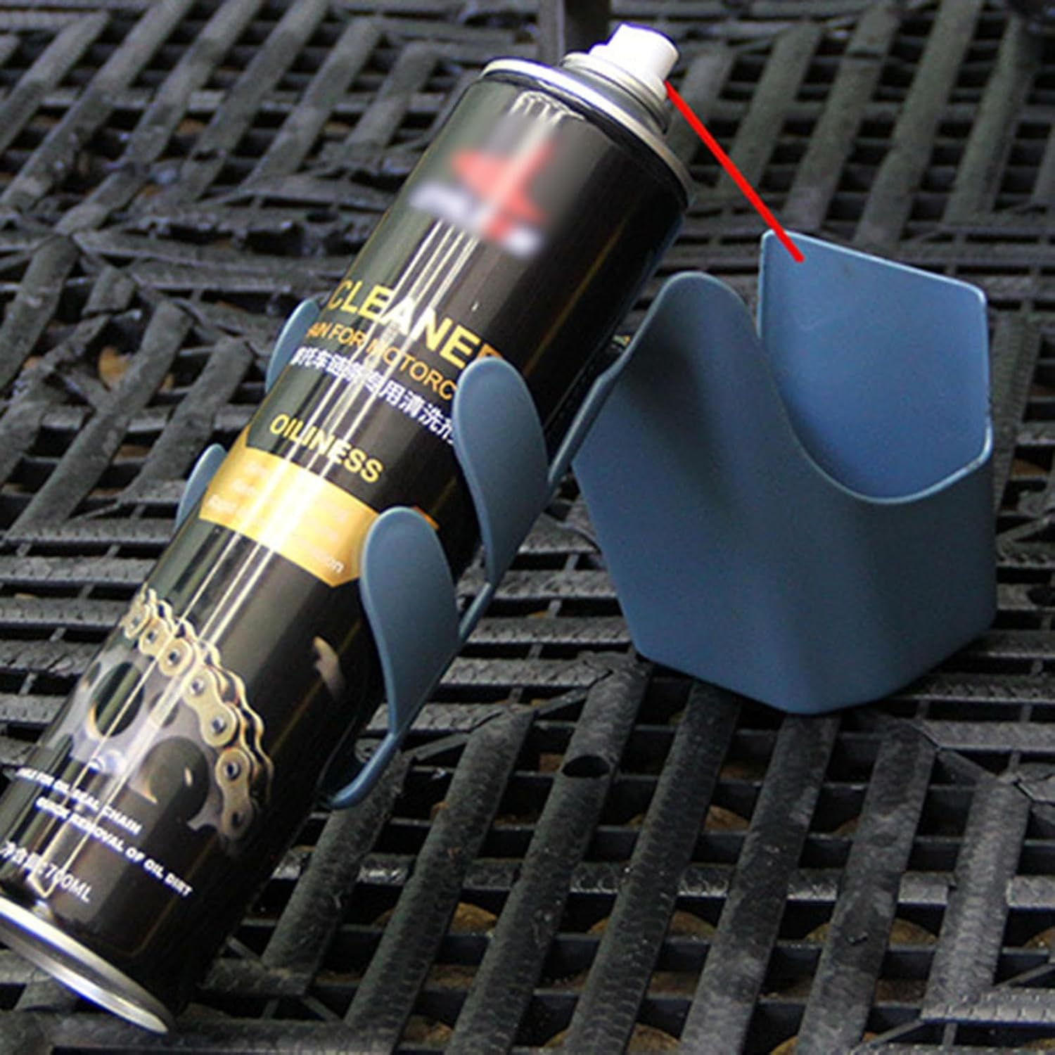 Bicycle Chain Oil Bearing & Cleaning Kit, Splash-Proof Lubricant Tool Box with Chain Cleaner Brush, Compact Chain Lubricant Holder, Oil Maintenance Organiser for Motorcycles, Bicycles image number 2