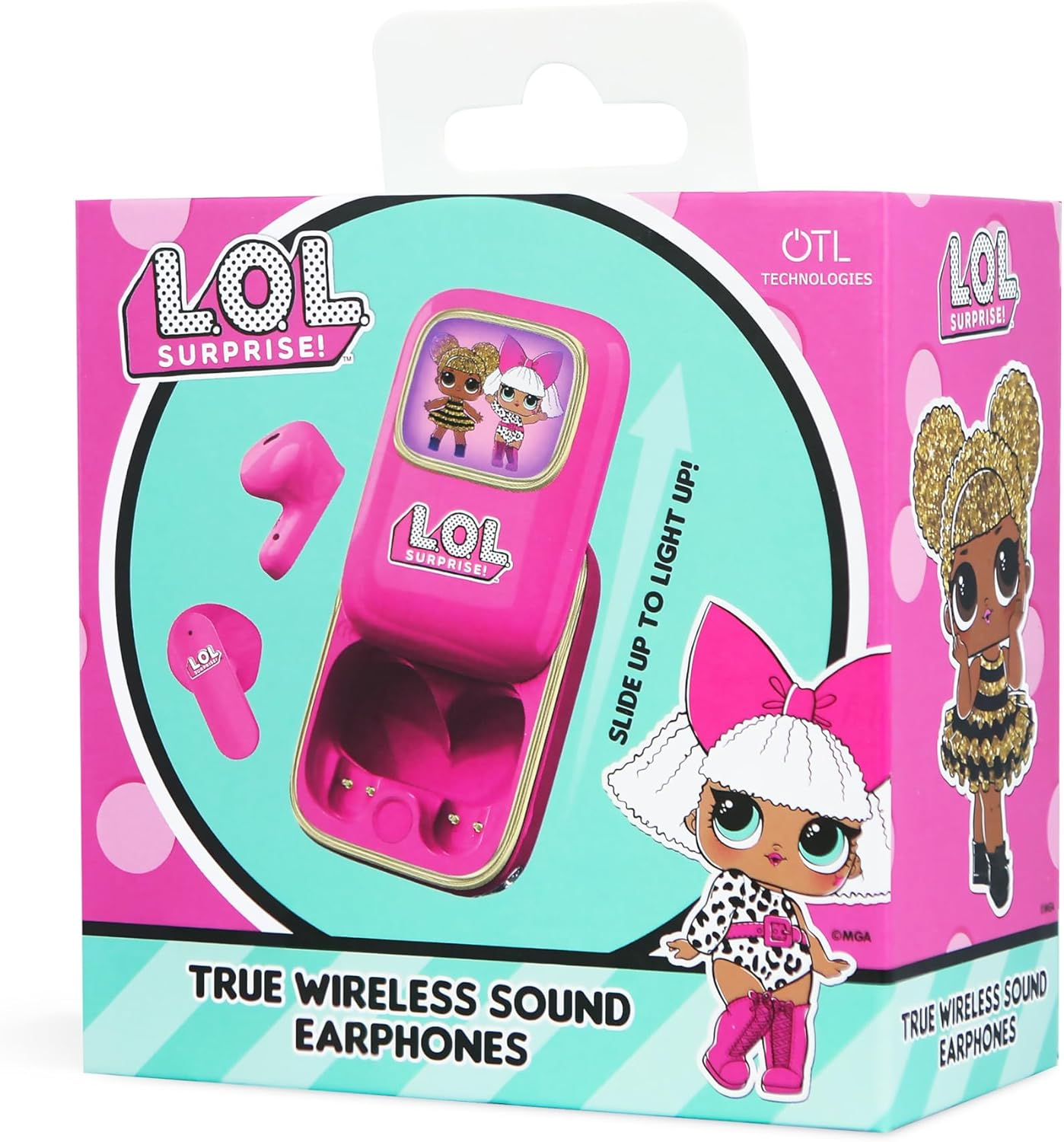 OTL - LOL Surprise Slide TWS Earphones/Lights and Sound/Lol Surprise