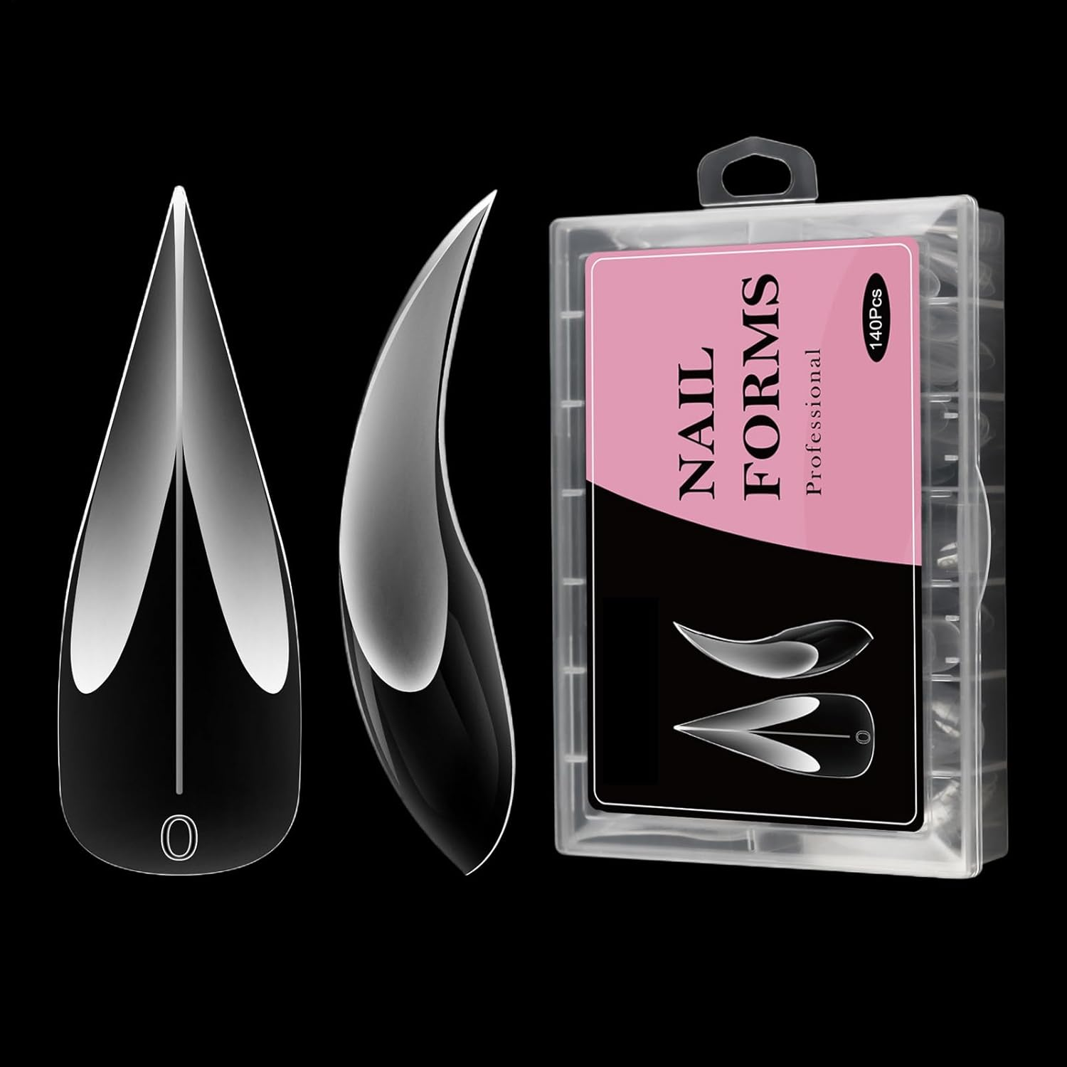 Nail Shapes for Gel Extension - Handmade Manicure Stencil - Nail Extension Templates for Natural Modelling and Manicure Accessories image number 2