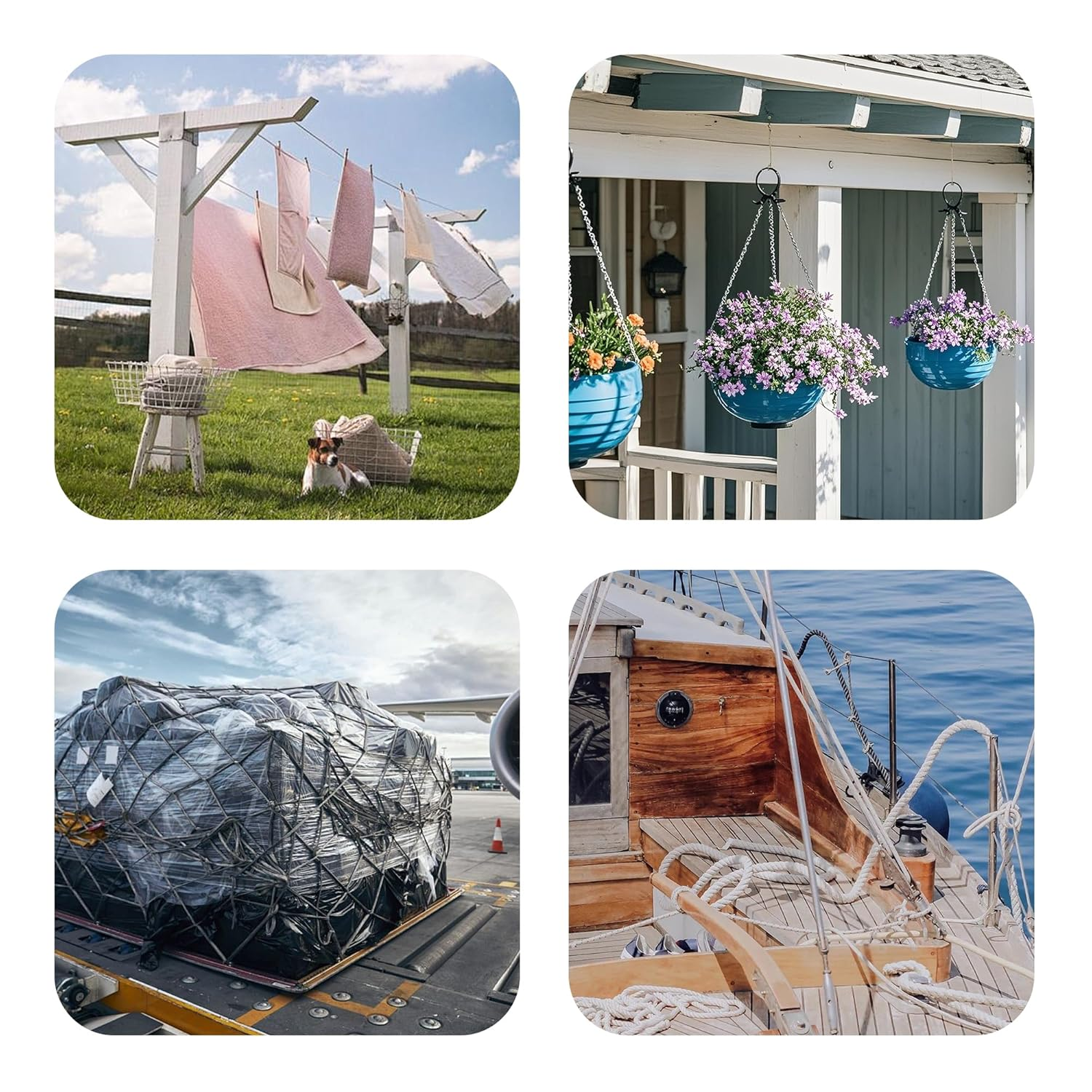 Bociloy 10PCS M6 Metric Stainless Steel Lifting Eye Nuts, Heavy Duty Ring Shape Threaded Fasteners, Female Thread Shoulder Eyebolt Nuts for Rigging Hardware