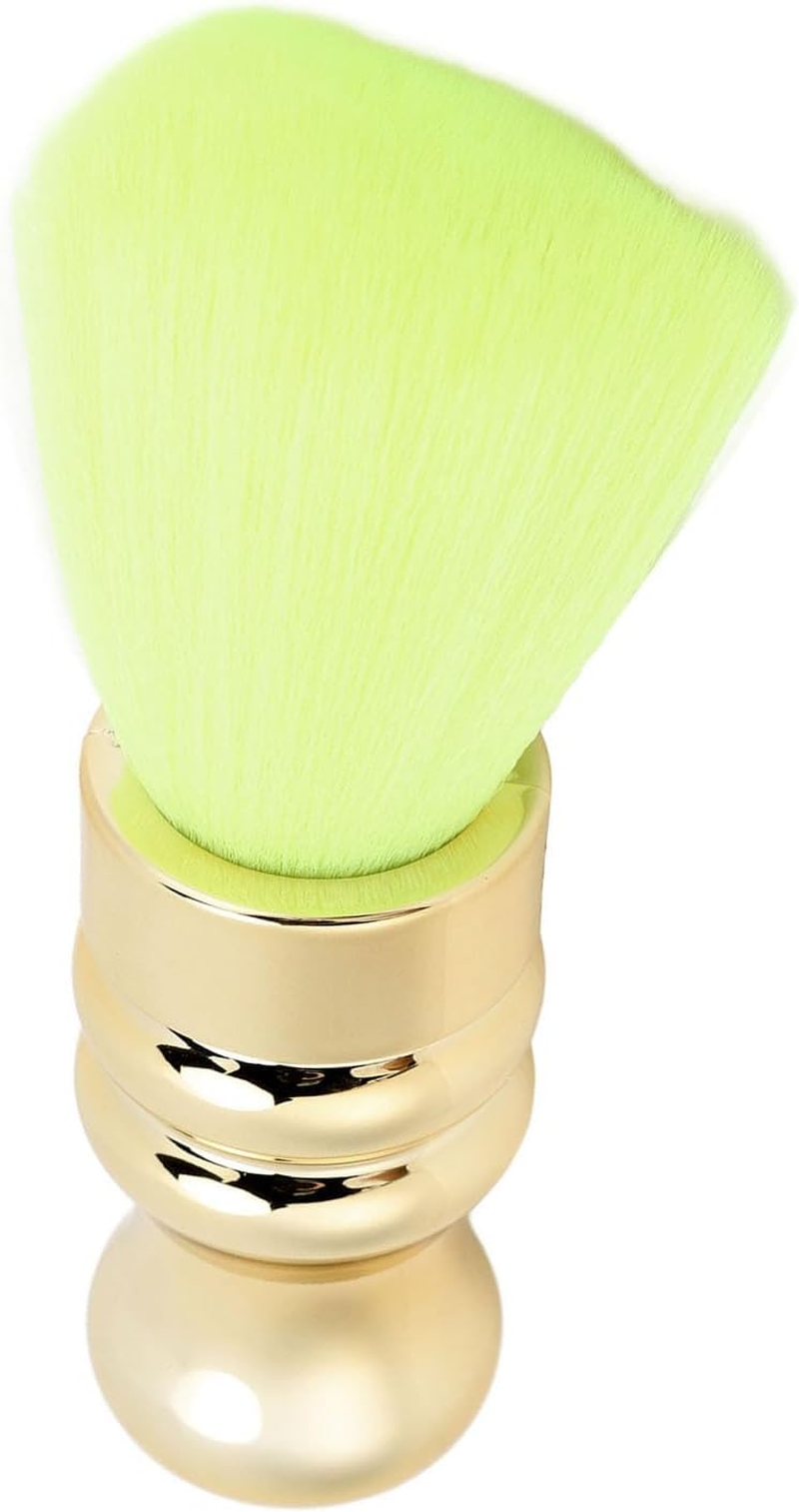 Barber Neck Hair Duster Brush, Soft Fibers Comfortable Grip Hair Cutting Cleaning Sweeping Duster Brush for Home, Hair Salon, and Barbershop image number 5