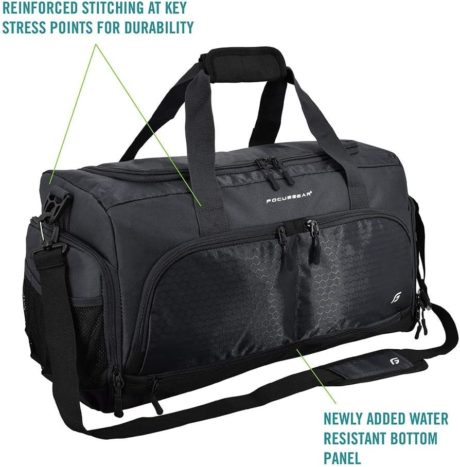 Ultimate Gym Bag 2.0: the Durable Crowdsource Designed Duffel Bag with 10 Optimal Compartments Including Water Resistant image number 5