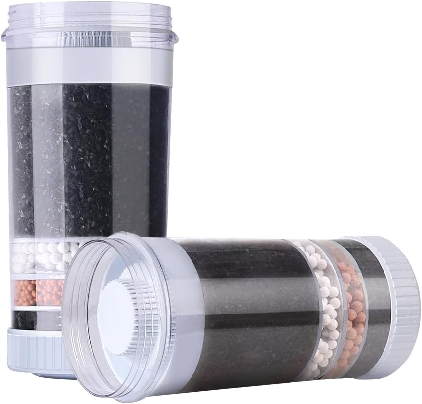 Devanti Water Cooler Filter Purifier 2 Pack Ceramic Carbon Mineral Cartridge