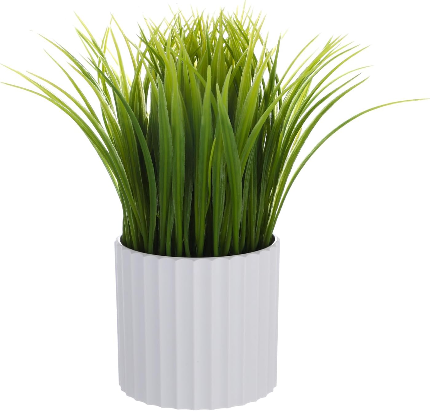 Artificial Plant Wheat Grass &ndash; Fake Potted Plant Indoor Plant Artificial Grass Plant Decor for Home and Office (10&rdquo;, Grass), Ag10P image number 2