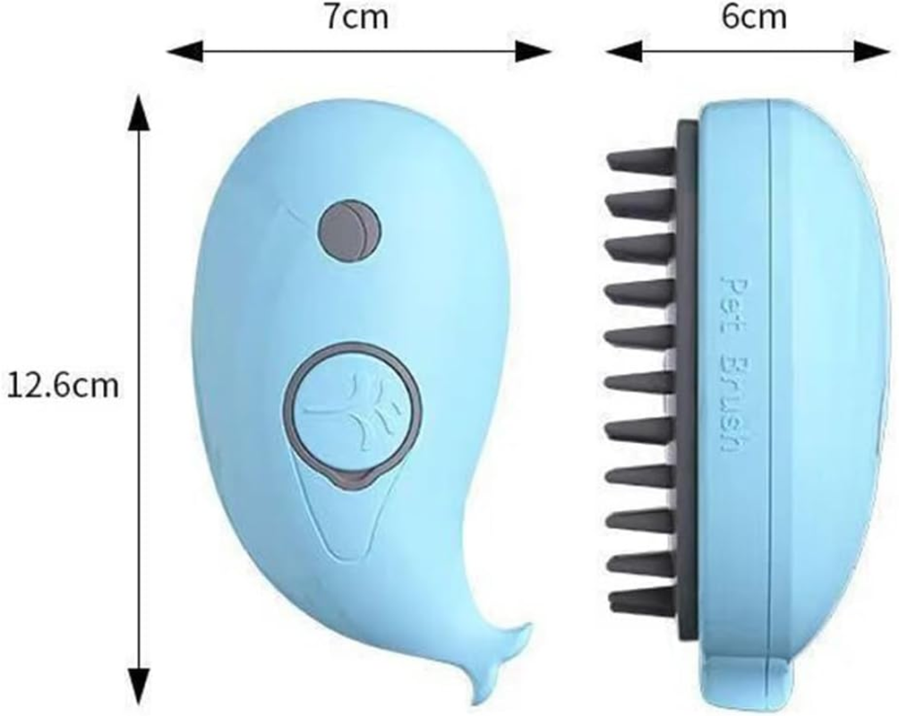 Cat Brush with Steam Cat Brush - 3-In-1 Steam Brush Cat with Spray Cat Brush with Water, Cat Massage Brush, Grooming Eliminate Flying Hair for Cats and Dogs, with USB Charging Cable image number 5