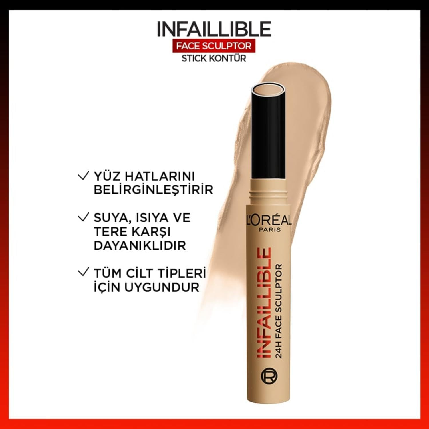 L'Or&eacute;al Paris Infallible Face Sculptor Sculpting Stick in Fair Contour - Fair Light image number 2