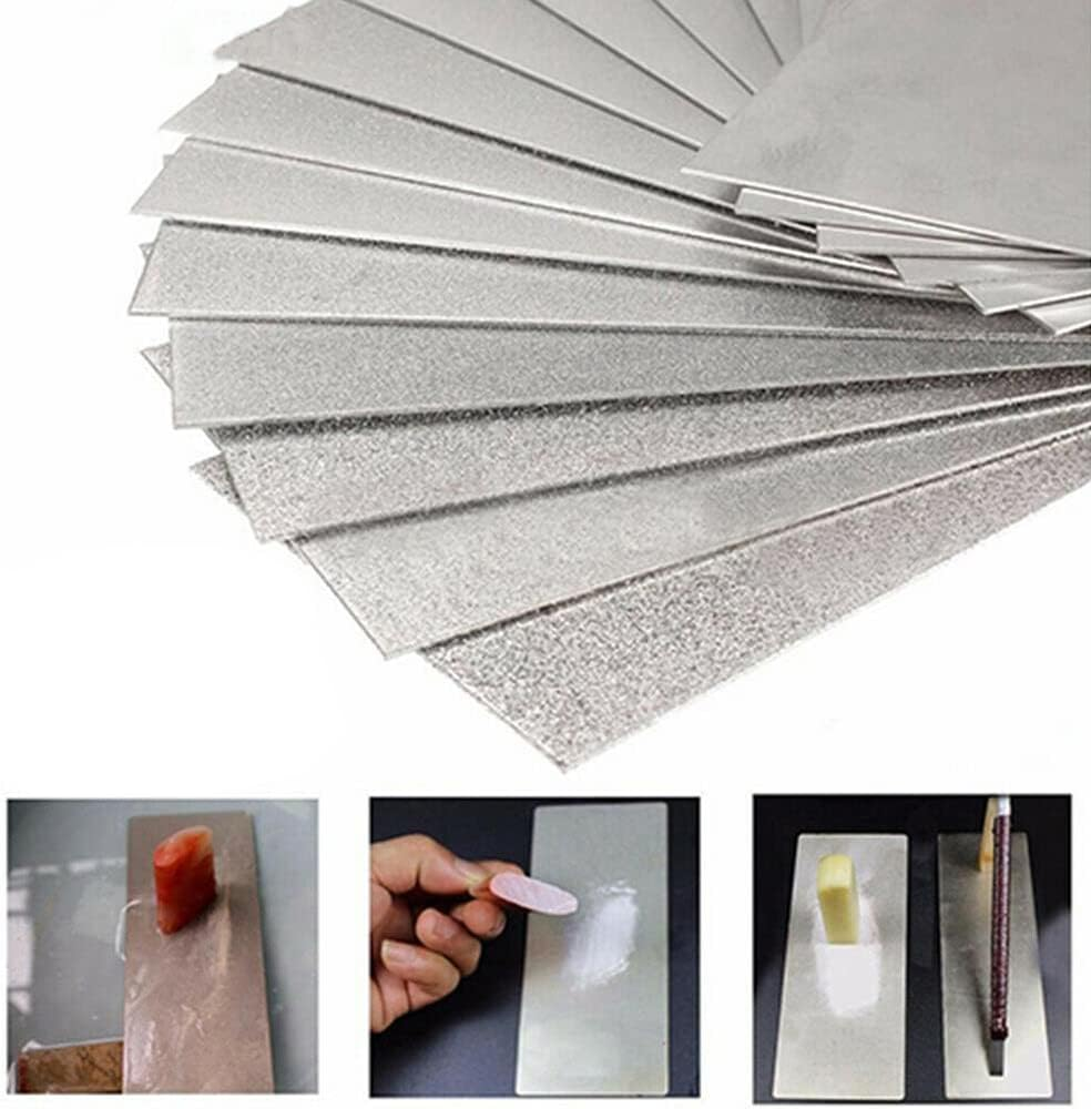 Thin Diamond Rectangle Knife Tool Sharpening Stone Whetstone 320 Grits image number 4