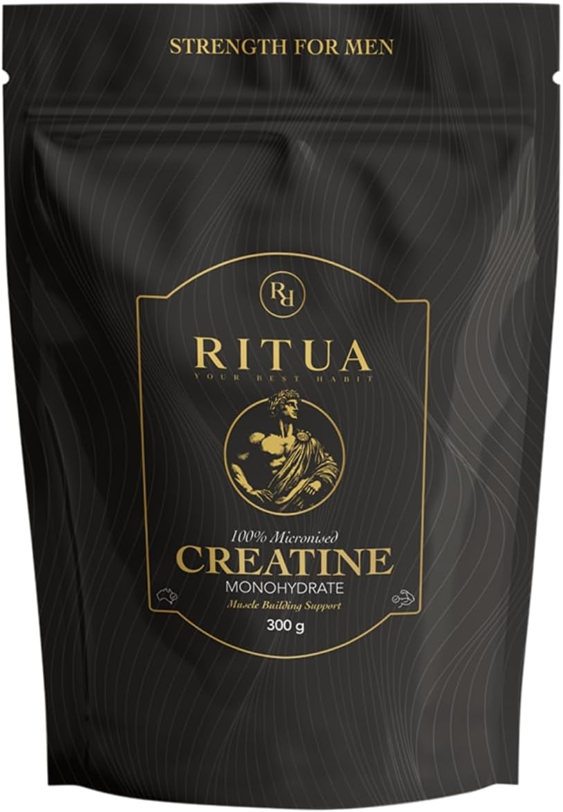RITUA Creatine Monohydrate for Men, 100% Micronised, Unflavoured, Easy-Mixing Powder, 250G image number 1