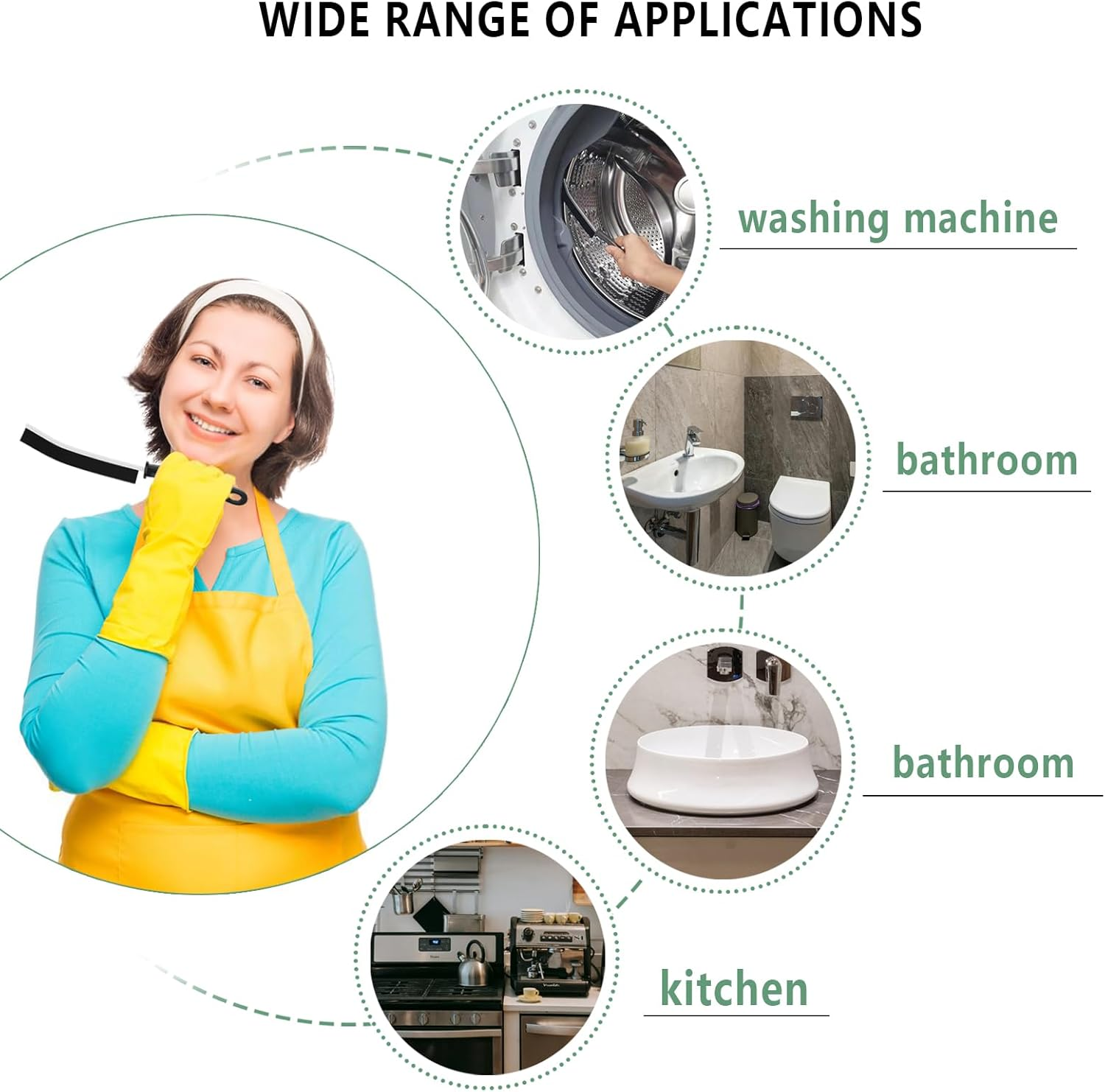 Crevice Cleaning Brush,2 Pcs Bathroom Crevice Gaps Cleaning Brush Groove Crevice Cleaning Tool for Narrow Corners in Home Kitchen Bathroom and Window Hard Bristle Crevice Cleaning Brush UK (2) image number 5