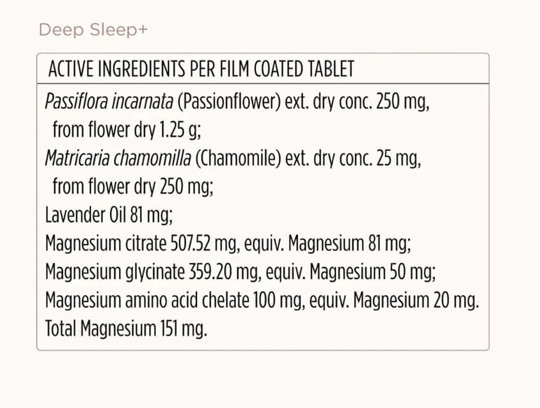 Jshealth Vitamins Deep Sleep+ Formula | Improve Sleep Quality | Magnesium Tablets | (30 Tablets) image number 1