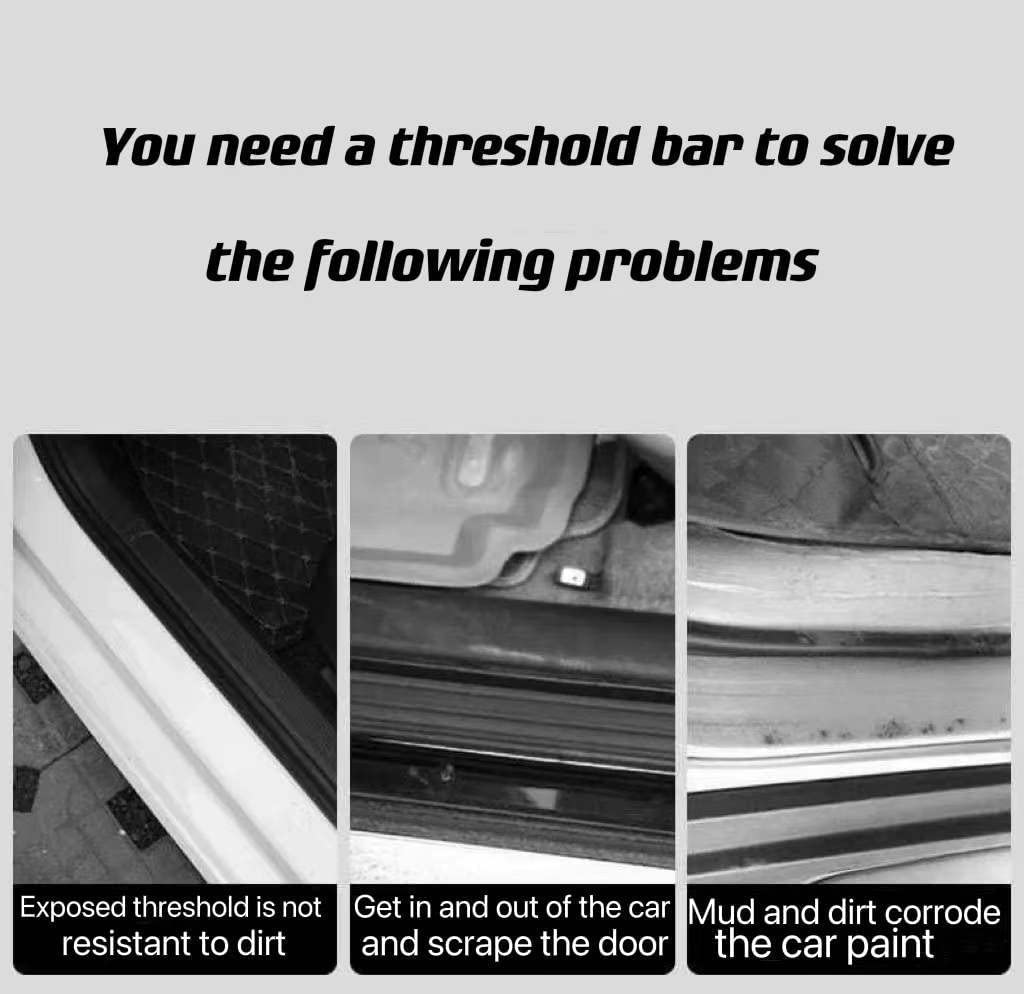 Abiwash SAMKAS 4PCS for Subaru CROSSTREK Door Sill Protector Decoration Entry Guard Scuff Plate Threshold Carbon Fiber Sticker Decorative Scratch Pad Film for CROSSTREK image number 5