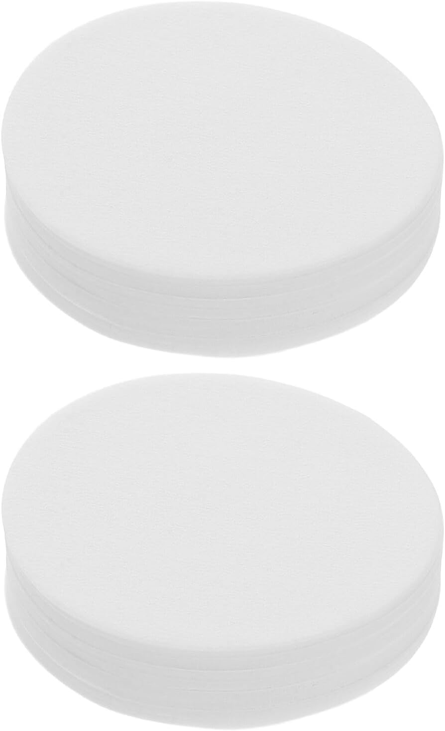 Levemolo 600Pcs Disposable round Coffee Filters for Espresso Machines and Drip Coffee Makers White Paper Filter Discs for Home and Office Use Precise Filtration Ensures Brew image number 2