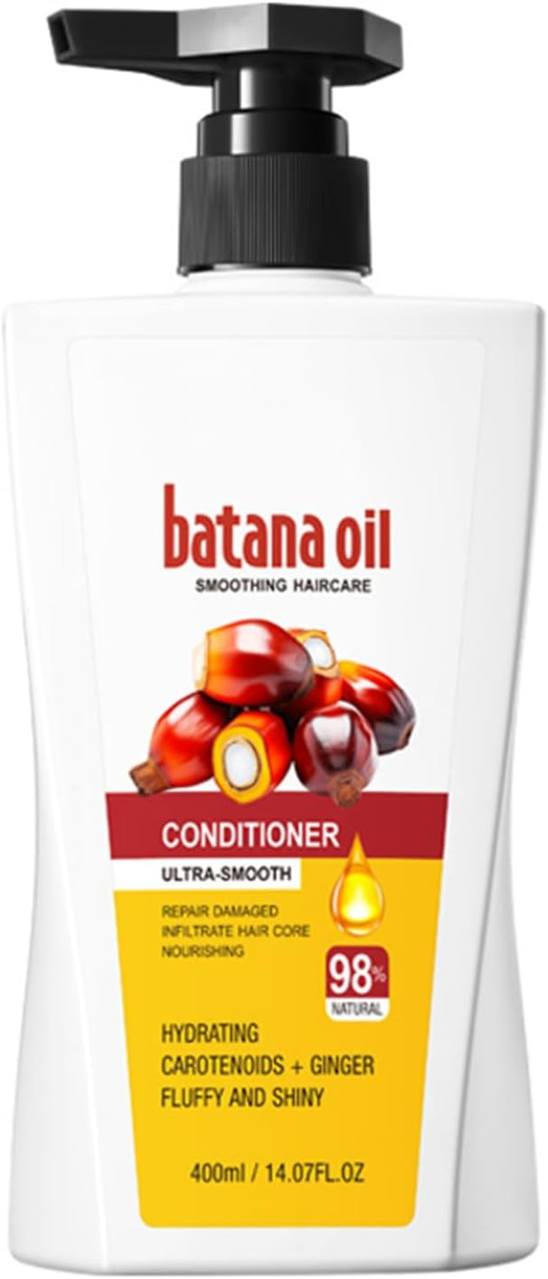 Aislor Batana Oil Deep Conditioning Mask 1Pc Hydrates and Repairs Dry Damaged Hair for Enhanced Softness Frizz Control for Men and Women White One Size image number 4