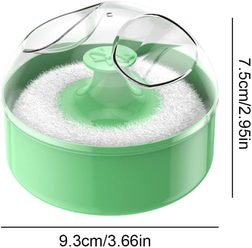 Powder Holder - Body Powder Applicator and Case, Gentle for Body Powder | Portable Storage Dust-Proof, Empty Powder Dispenser for Hygienic Use at Home And image number 3
