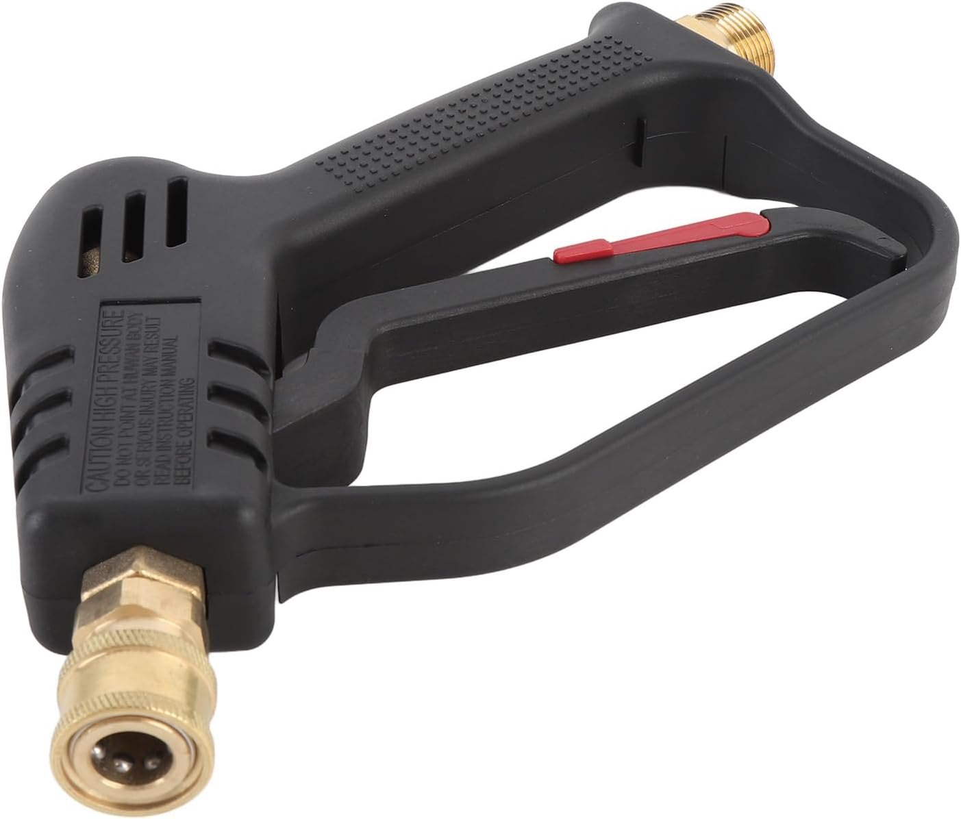 Short Pressure Washer Gun, 4000PSI 360&deg; Rotatable Swivel High Pressure Water Washer Handle, Car Washer Extension Wand Power Washer Gun for Foam Cannon and Nozzles image number 1